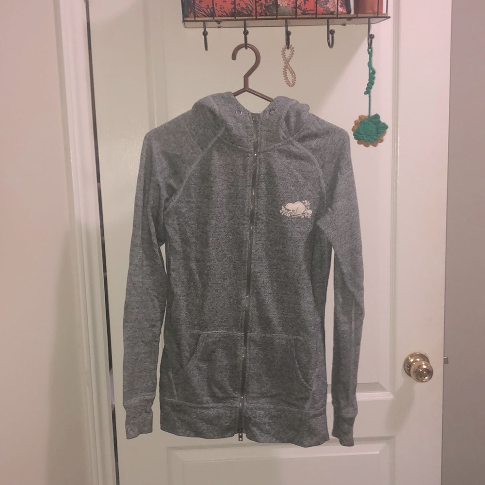 Roots zip up sweater